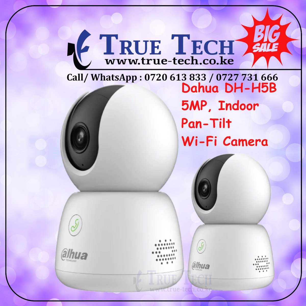 True_Tech_Kenya's tweet photo. Dahua DH-H5B 5MP Indoor Pan-Tilt Wi-Fi Camera

https://t.co/6pRnF81LMe
Call/Whatsapp 0704370420 or 0720613833 https://t.co/nzJVoeKyu4