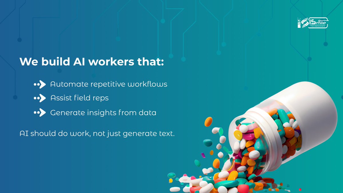 iSmileTechnolo1's tweet photo. Everyone is talking about AI-generated content.

But who’s actually using AI to automate workflows, assist teams, and drive real business outcomes?

#ISmile #ISmiletechnologies #AI #Automation #AIWorkers #EnterpriseAI #DigitalTransformation https://t.co/ysetZq0ffL