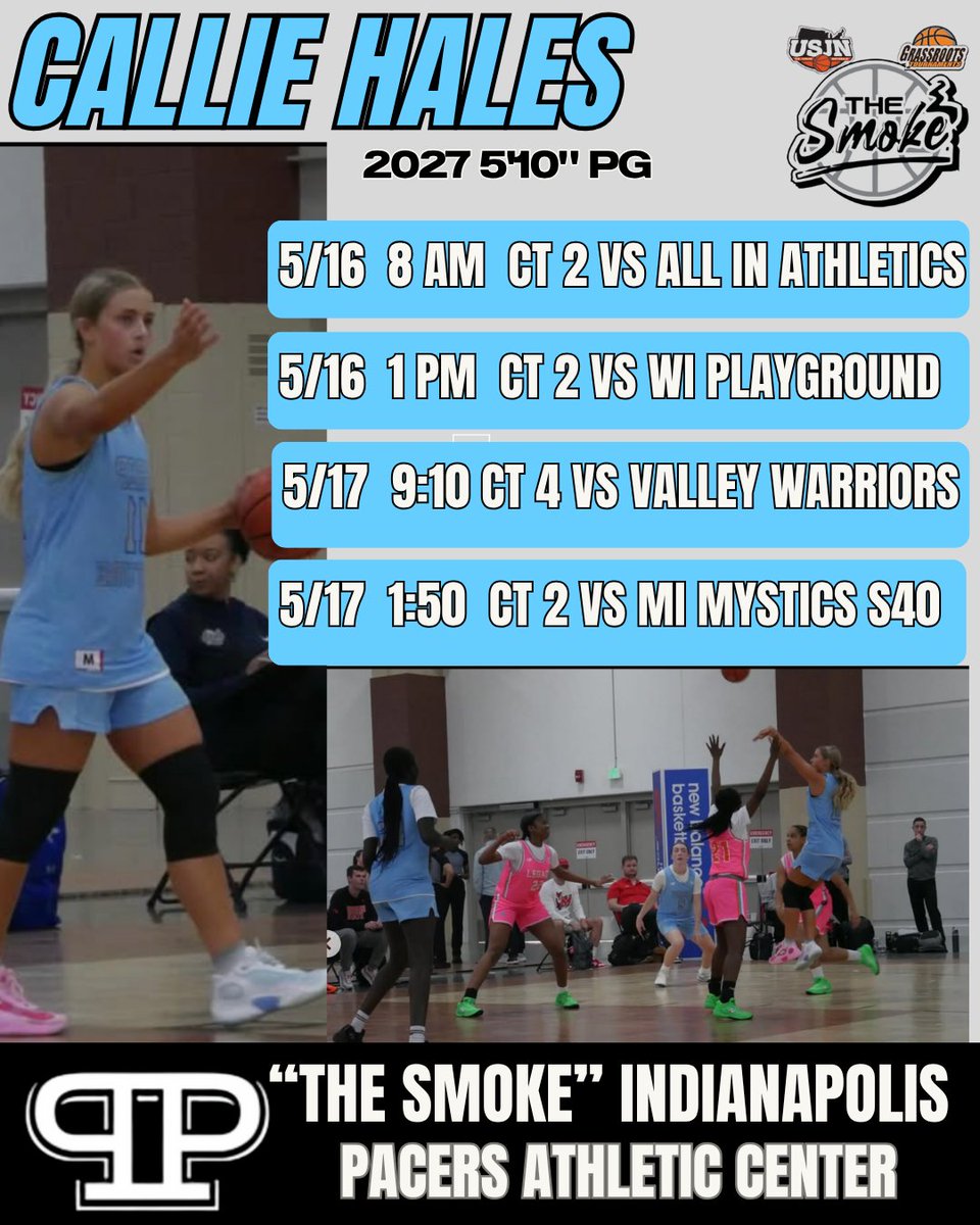 BigTimeBucket's tweet photo. Schedule is out for this weekend in Indianapolis at "The Smoke"!! Come check us out ✌️
@LadyPurePrep @CoachNate2020 @CoachBGR @GBSkillz https://t.co/tz8IAe17Tt