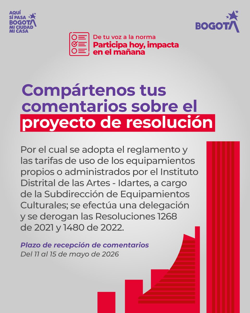 Secretaría de Cultura de Bogotá tweet media