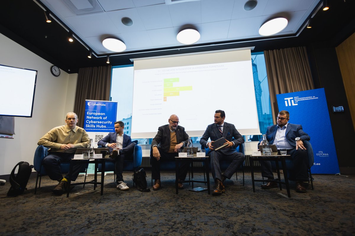 CyberHubs_EU's tweet photo. 💻 As part of the “Top 5 Cyber Threats in 2026” webinar series, CyberHub Estonia hosted a discussion on how AI is transforming the cyber threat landscape — making attacks faster, more scalable, and increasingly sophisticated:

Read more:
https://t.co/TwGFDwx7zF https://t.co/mc1yhd9cHy