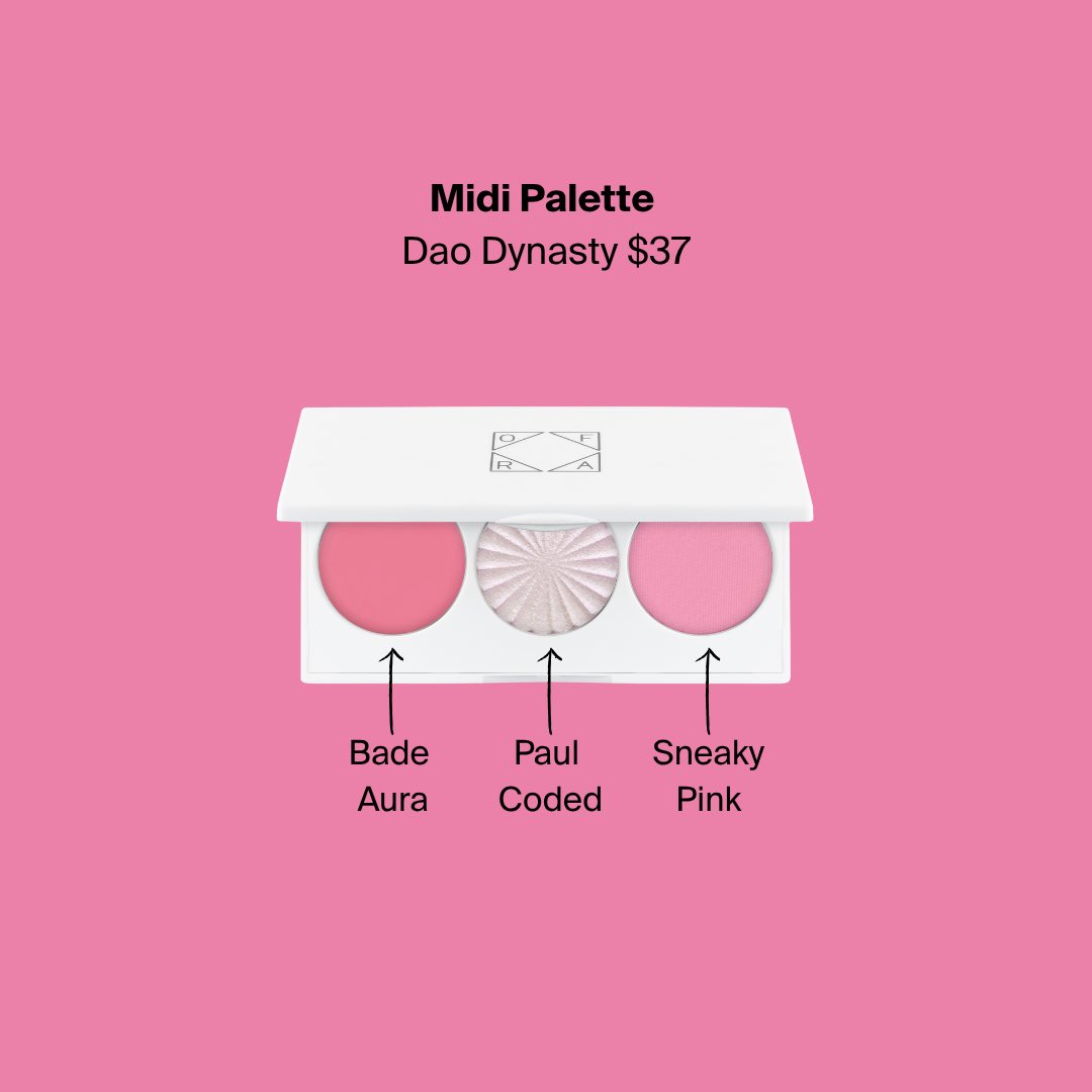 OFRACosmetics's tweet photo. Tomorrow’s forecast: sparkle with a 100% chance of glow ✨💖
OFRA X @PaulDaoBeauty launches TOMORROW and trust us… It's iconic 💎 #comingsoon #PaulDaoBeauty #MakeupLaunch https://t.co/9aBfjn5SXd