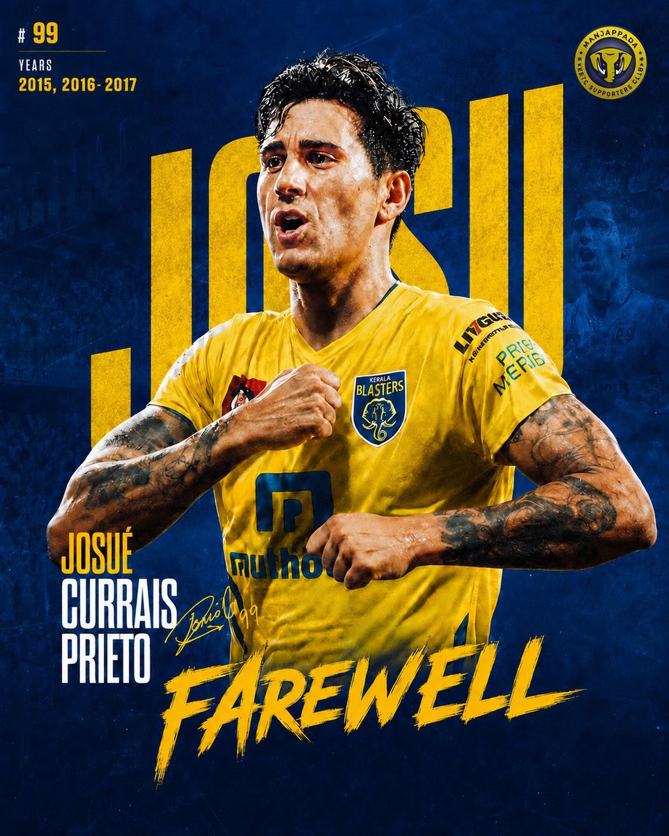 kbfc_manjappada's tweet photo. The boots may rest, but the memories never will. 🫂😇💛
Thank you for turning moments into memories and matches into emotions. ✨
Yellow was never just a colour when you wore it. 💛

Happy retirement, Josue Currais. ⚽🥹

#ThankYouJosu #JosuCurrais #KBFC #Manjappada https://t.co/MzLZVqsEIt