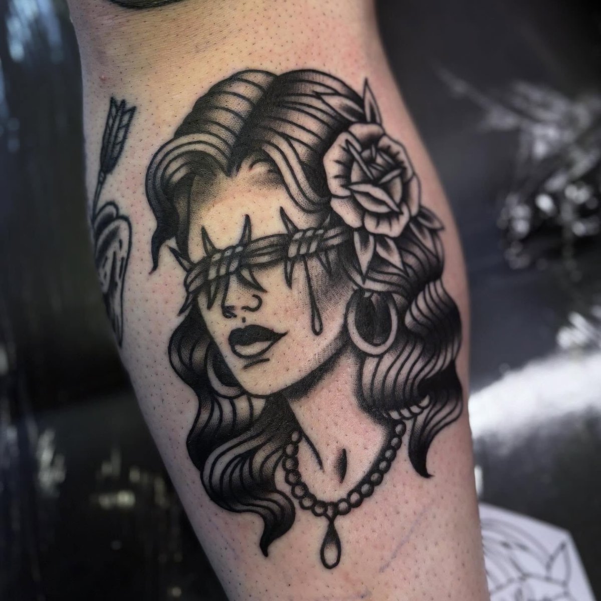 dermalizepro's tweet photo. Stunning traditional piece done by Dermalize Supporter Artist @gerfer_tattoo Protect Your Art! π #dermalizepro https://t.co/ccs6UOyJ6b