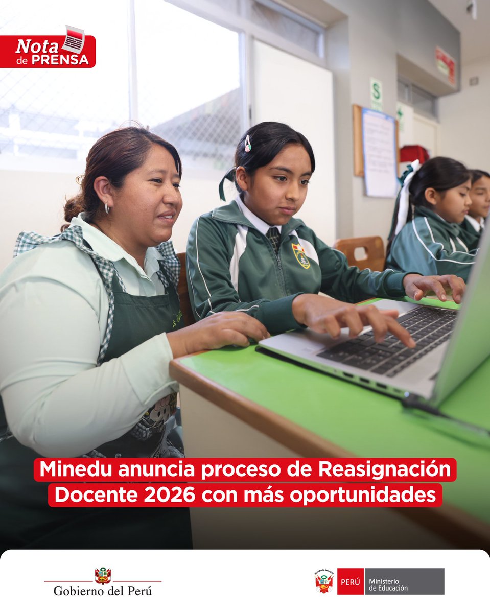 El Ministerio de Educación anunció el inicio del proceso de ...