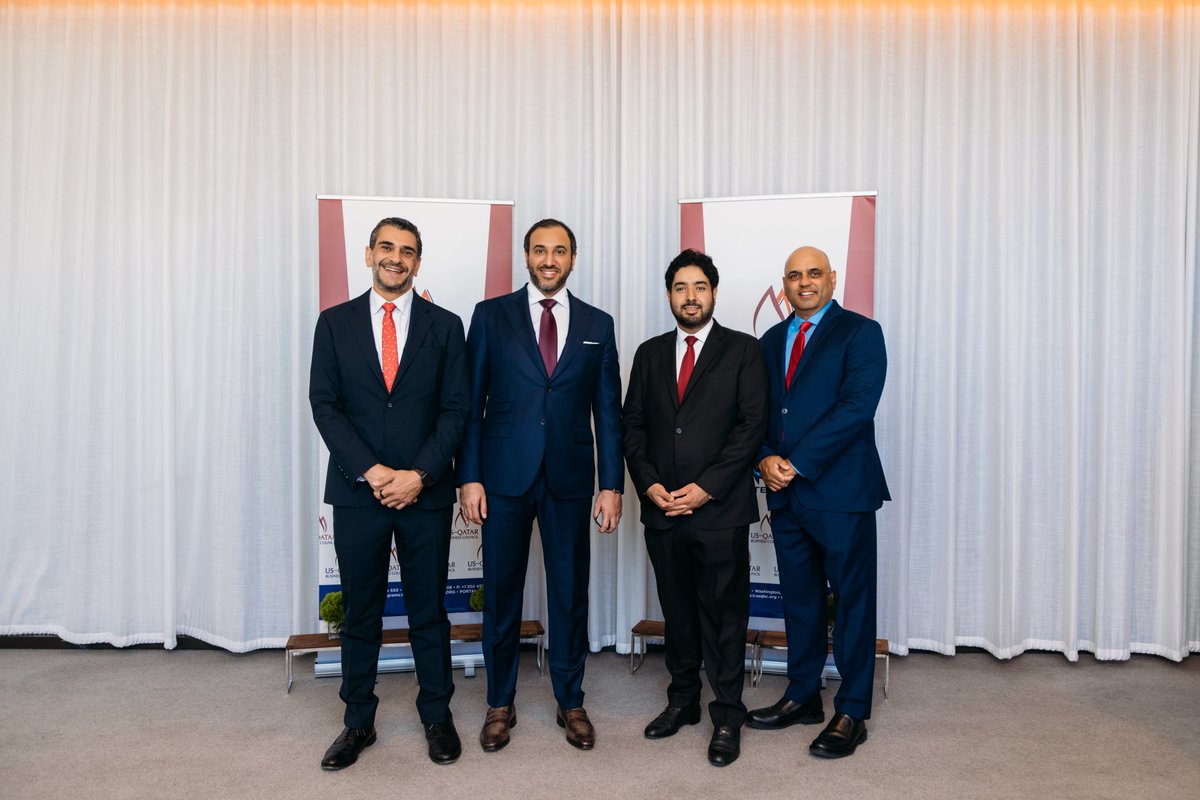USQatar's tweet photo. USQBC was pleased to host a private Business Reception in Beverly Hills, CA on the sidelines of SelectLA, bringing together senior executives, state and city representatives, and international partners to showcase investment opportunities across the United States. #us #qatar https://t.co/c5z1e8OpDK