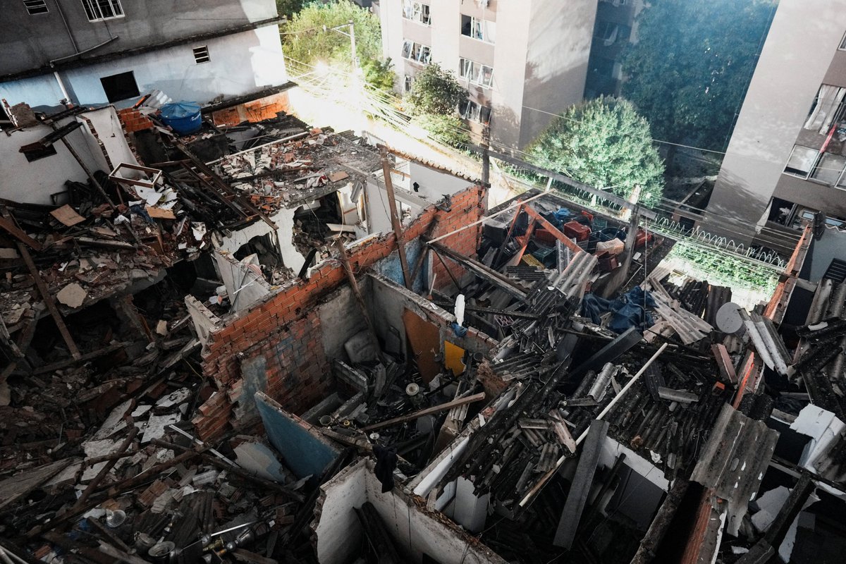 BRASILE: Esplosione di gas nel quartiere di Jaguare a San Paolo nello stato di San Paolo: 1 morto e 3 feriti, circa 46 case danneggiate o distrutte