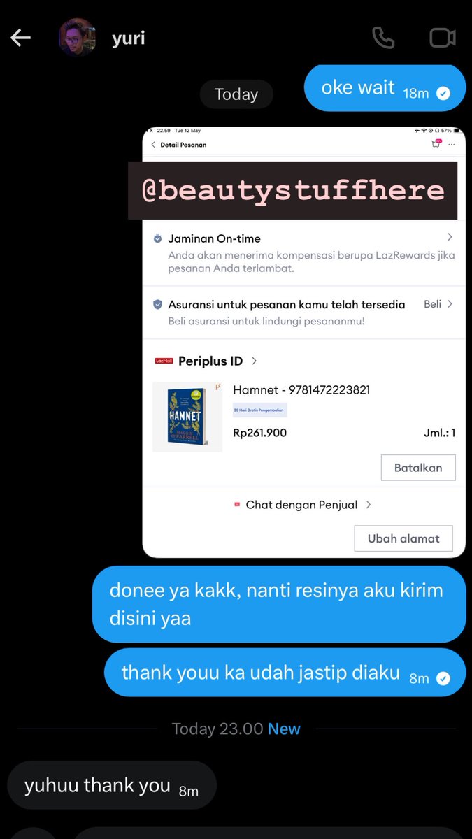 Jastip Co Buku Lazada 📚 mention after dm tweet media