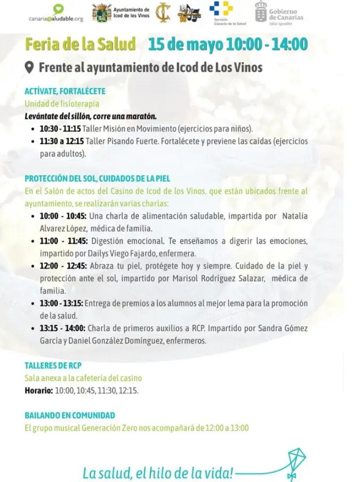 SCIcodense's tweet photo. Nos complace anunciar que el Casino acogerá una vez más en nuestras instalaciones algunas charlas y talleres con motivo de la Feria de la Salud. Te invitamos a que vengas a disfrutar de las mismas. ¡La salud, el hilo de la vida! Te esperamos. https://t.co/RhSxUKFjXK