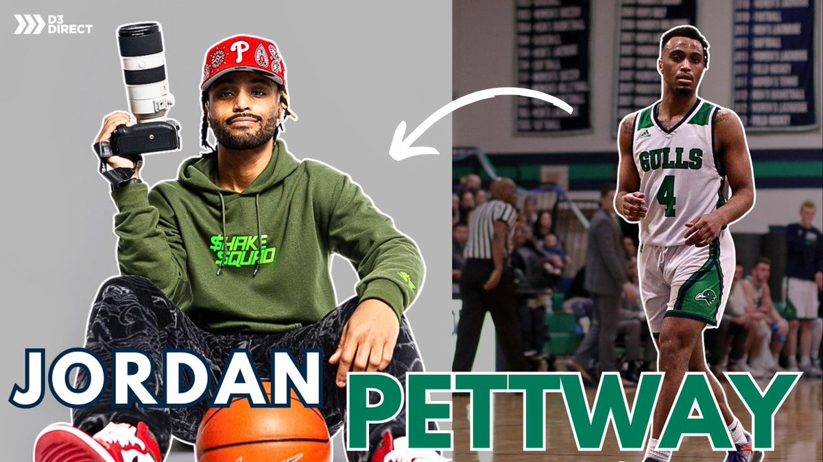 D3Direct's tweet photo. Former Endicott point guard, Jordan Pettway used his D3 career as a launch pad into a successful media &amp; content creation career

Our full conversation w/ him drops tomorrow - including advice for athletes who want to follow in his footsteps

Follow his work @shakehoops 👈 https://t.co/gSgmomms4A