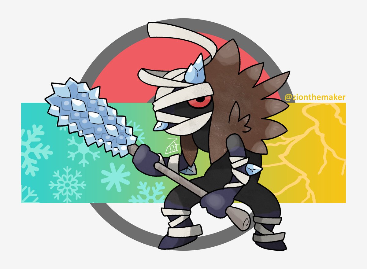 zionthemaker's tweet photo. Lapilausk, the Lapidary Pokémon, an Ice-Electric type.

You can learn more about the design process in my most recent video on Youtube.

#art #fakemon https://t.co/xLNXgkv5R2