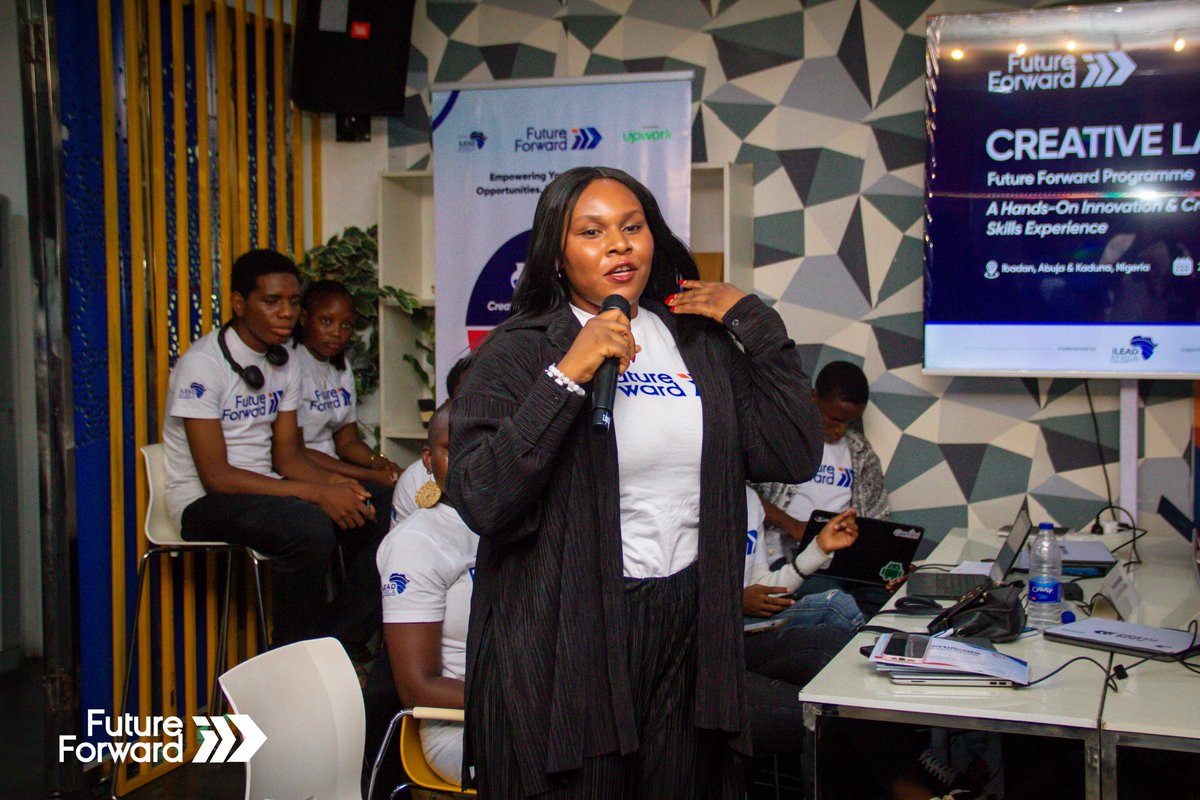 shadesofusafric's tweet photo. Two members of our team, @remimah and @ciitiiyah, served as Facilitators for Creative Writing and Content Creation at the Creative Lab – Abuja Edition, as part of the Future Forward Project!

#FutureForwardProject 
#SkillsForTheFuture  
#iLEADAfrica 
#ShadesofUs https://t.co/h7C1A1qRzI