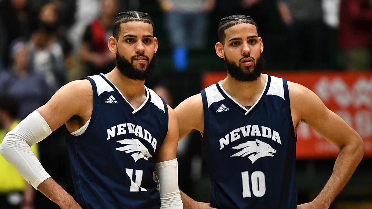 WCCSG_'s tweet photo. Who else remembers watching the Martin Twins play at Nevada? 🐺 🏀 https://t.co/78nC7EhsS1
