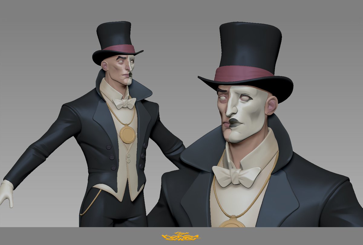 KorsaGhost's tweet photo. I started working on the Sinclair maybe I'll add this model as a Mod. I'll add more details Mustache pupils and so on what do you think?
#Deadlock #concept https://t.co/Qw0kB5IAGA
