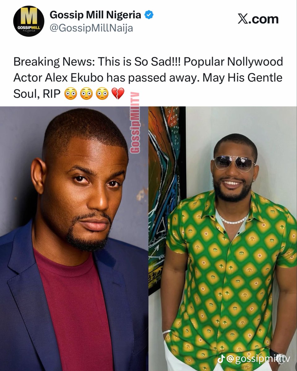 I just came online to this.

There are a lot of questions running through my head.

This is so sad.

RIP Alex Ekubo
