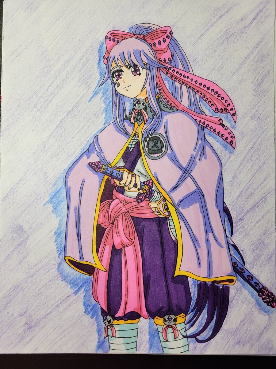 WrightDoodlebug's tweet photo. Ronin Biboo (quick repost since i messed up the first time)#fanart #bijouwled #bijouART #holoAdvent #HololiveEN https://t.co/4yVyNX3NvX