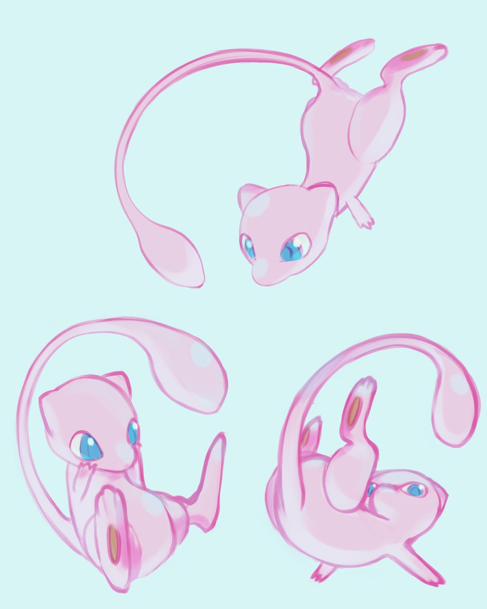 AvusArt's tweet photo. Mew!!! 🩷 My favorite Pokemon 👽 https://t.co/cGIoWvZEMI