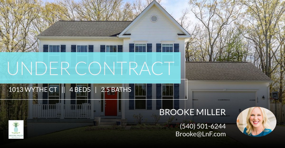 BrookeMiller's tweet photo. Another one off the market! 🔒 This beautiful home in FREDERICKSBURG is officially under contract. Thinking about making a move? Let's talk today.

Let's Chat!
We help our clients succeed in ANY market! https://t.co/pyCwnbDJAs https://t.co/U4A2fYJXyR