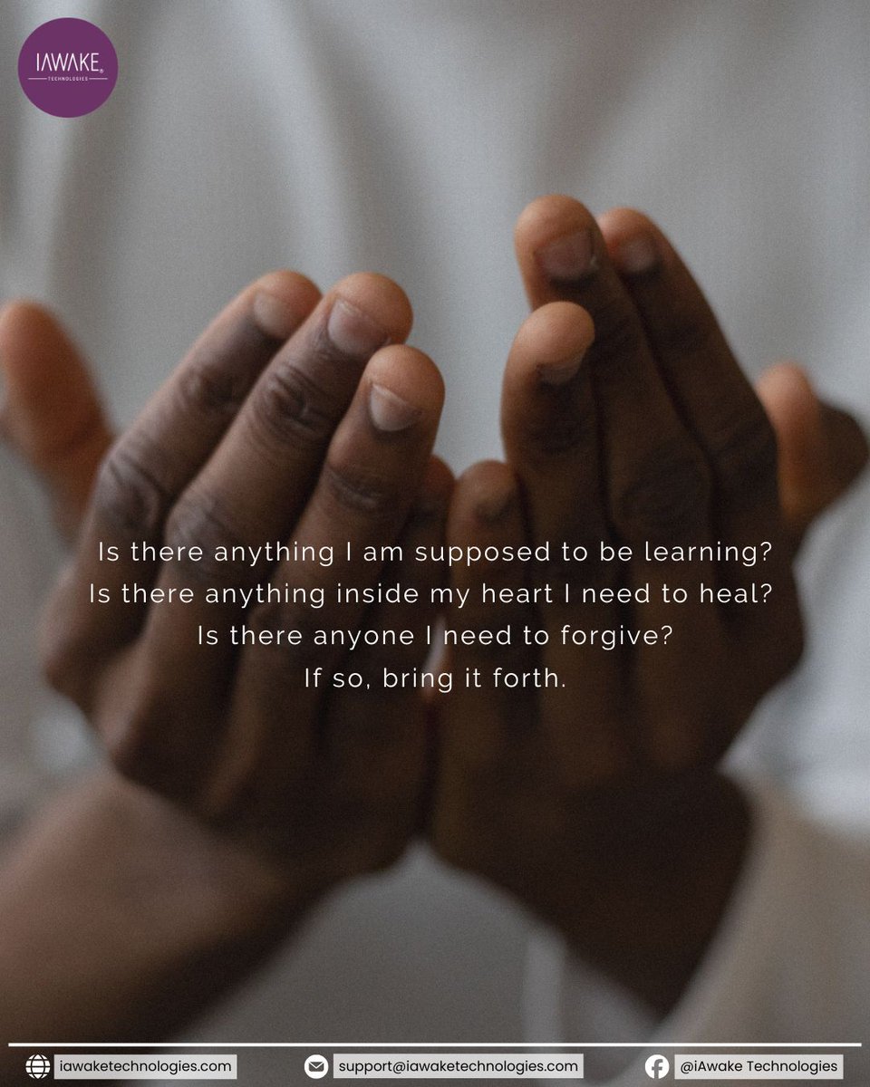 iAwakeTech's tweet photo. Go within. What's asking to be seen? 🙏

Is there anything I am supposed to be learning?
Is there anything inside my heart I need to heal? 
Is there anyone I need to forgive?
If so, bring it forth.

#Meditation #InnerHealing #Forgiveness #Wakeup #Mindfulness #BrainwaveEntrainment https://t.co/VZFJjpvTkd