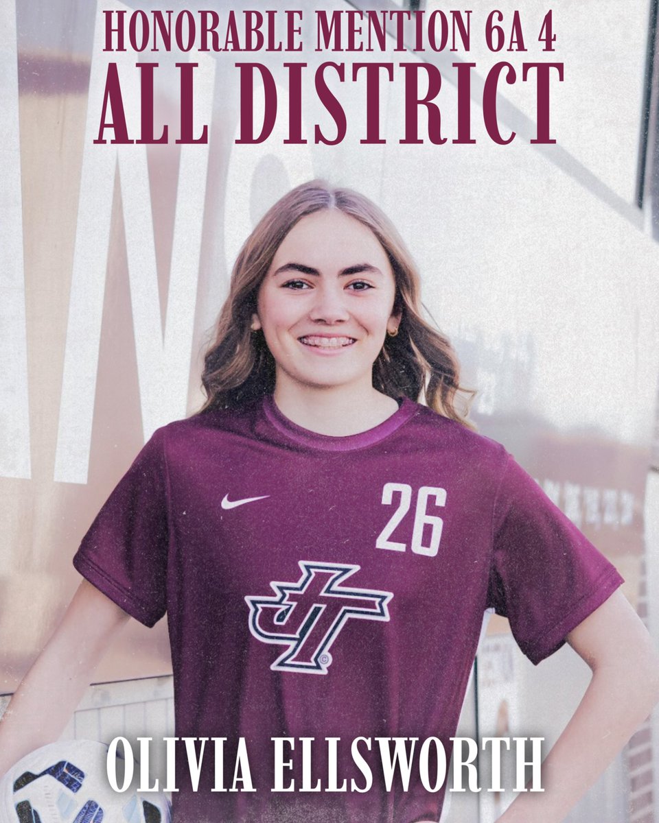 LivEllsworth29's tweet photo. Blessed to be a 6A All District Honorable Mention my Freshman year @jenksgirlsoccer ❤️ https://t.co/1vdQDzFGE0