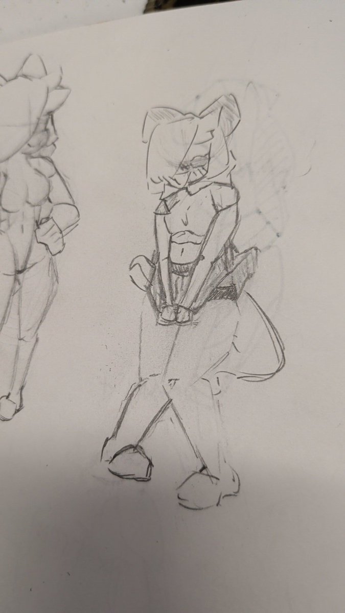 Daderr4's tweet photo. I can't seem to finish anything I draw so have silly sketches :3 https://t.co/PBNdP1uTbc
