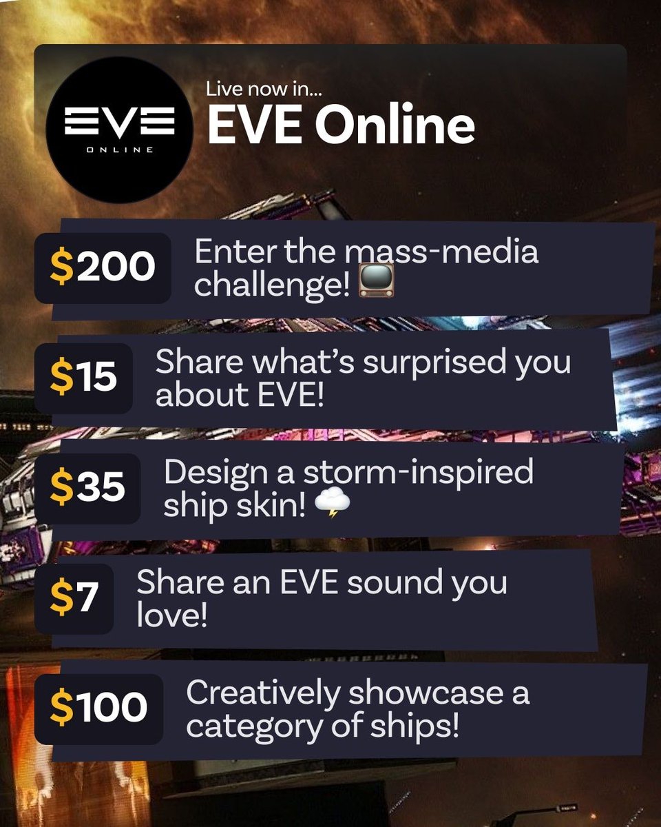 JustAbout__'s tweet photo. Mining in Lowsec as you count down the long hours to #Fanfest? How about taking part in our great new #EVEOnline rewards instead?

Enter here👉 https://t.co/fpI2W3jKld 

#JustCreators @EVEOnline #FenrisCreations https://t.co/oNtSxouXQk