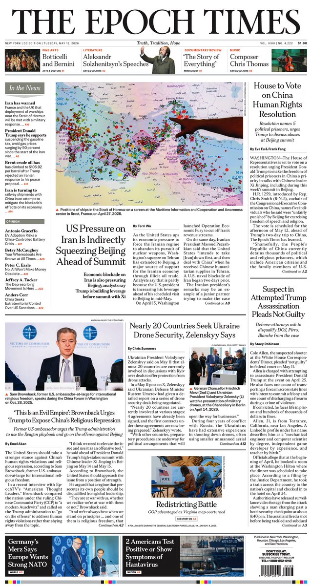 Epoch Times Print Edition tweet media