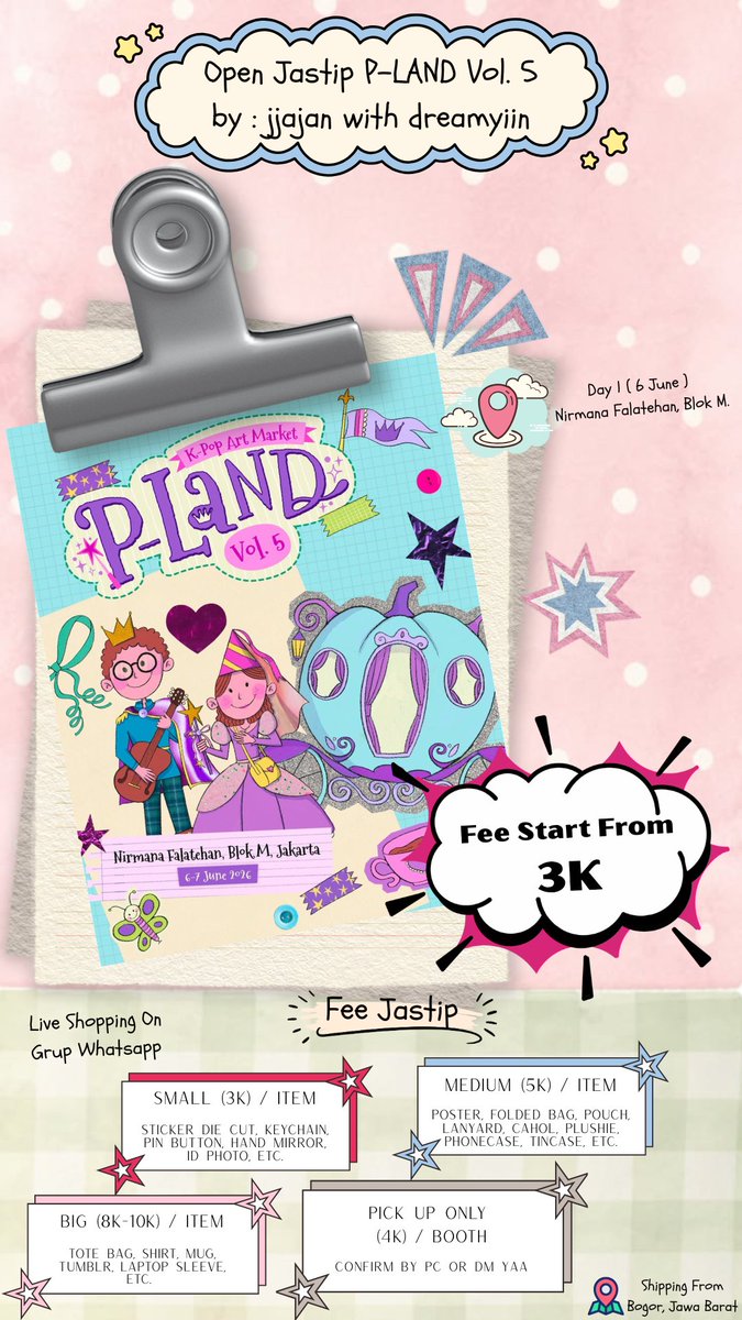 kaayinn ִֶָ࣪ ִֶָ☾. | JASTIP PLAND DAY 1 tweet media
