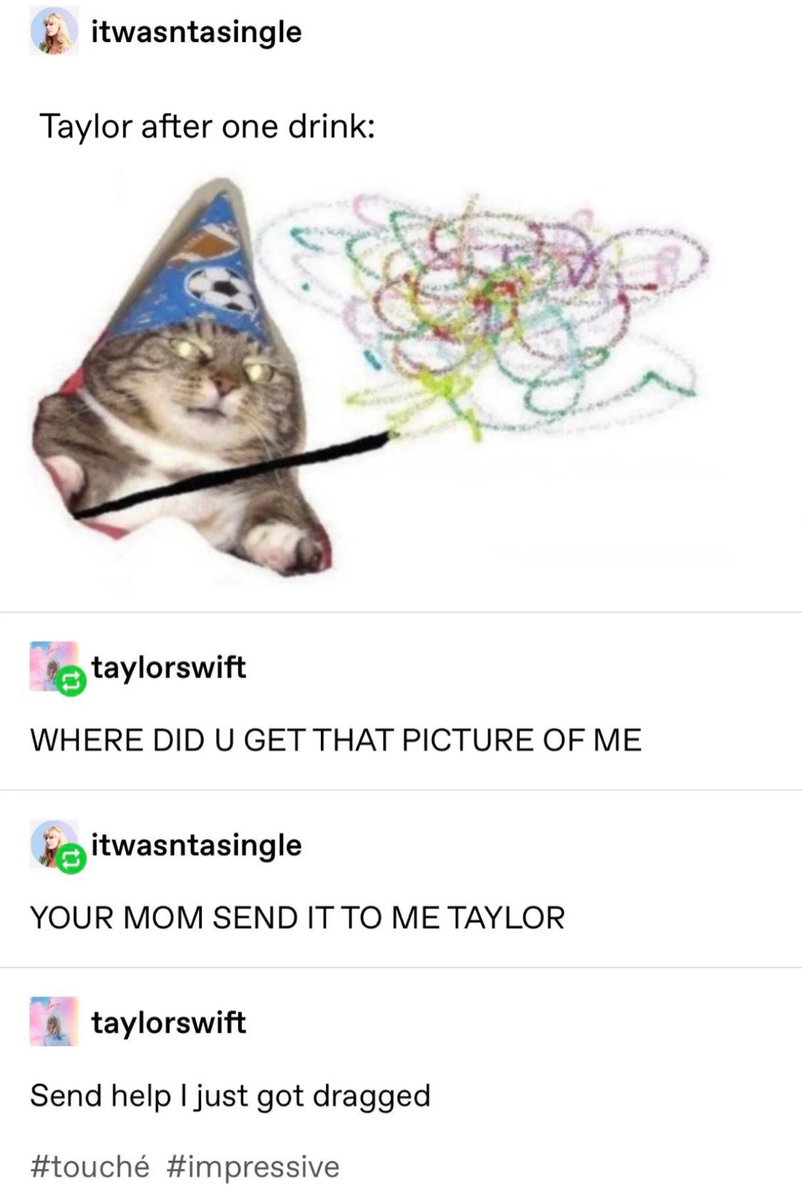 swiftsongour's tweet photo. Remember when Taylor Swift got dragged on tumblr 😭😭 https://t.co/6S9A3tDpgJ