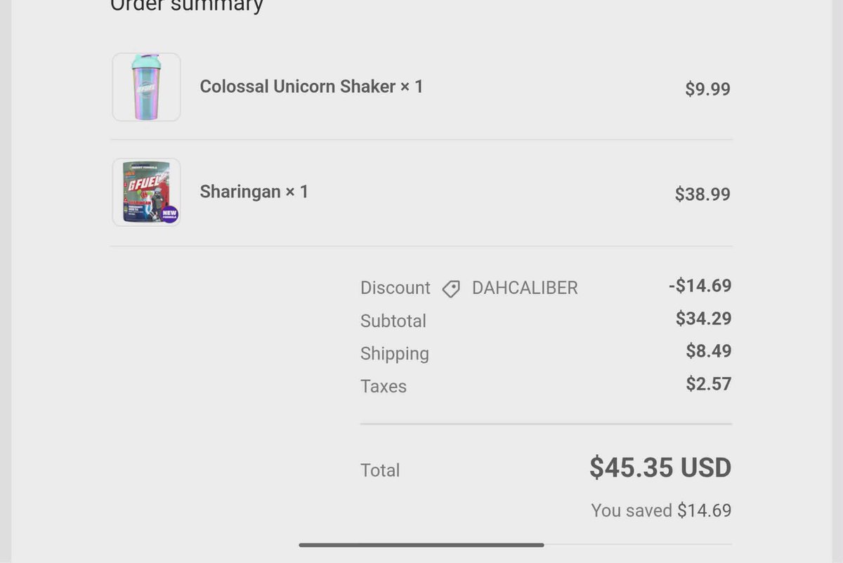 DahCaliber's tweet photo. Thank you to the first 2 homies who used my code DAHCALIBER on @GFuelEnergy !! ITS CRAZY MAN!! https://t.co/5Q2tvBDNwP