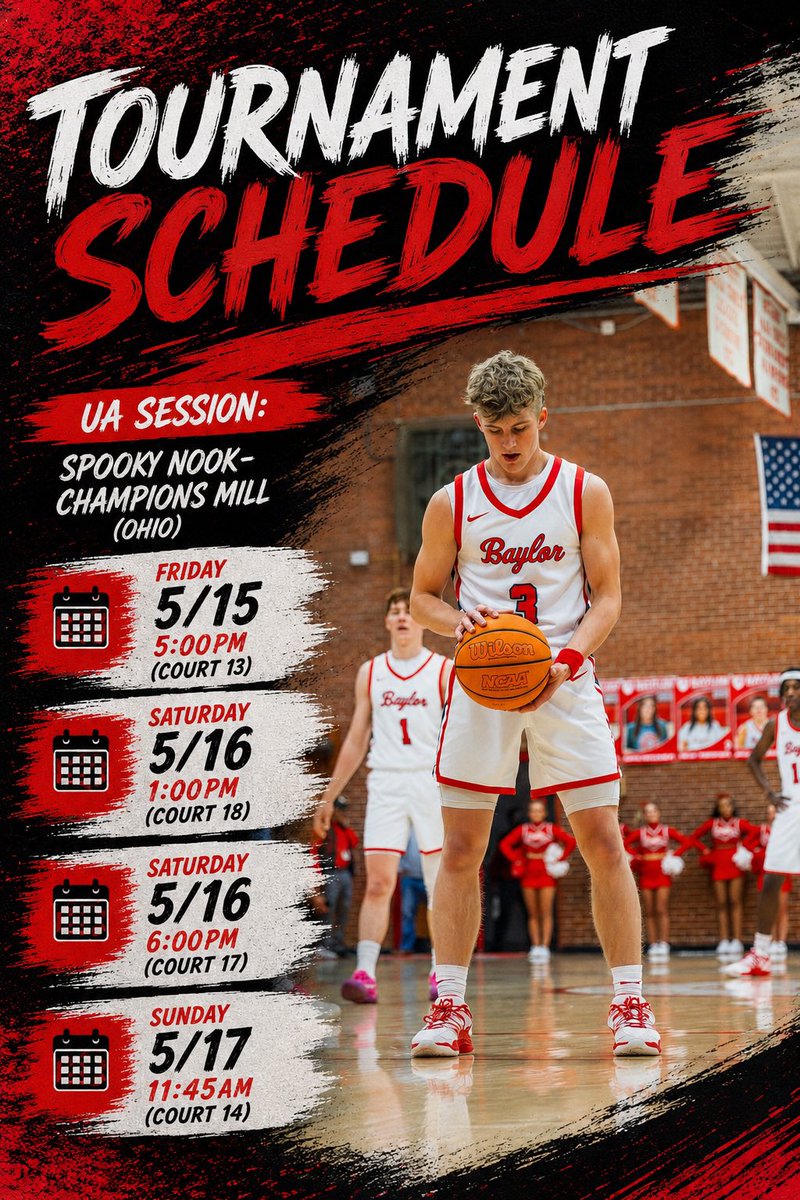 JakeNeal3's tweet photo. Schedule For UA live period this weekend! https://t.co/CUwOolTY0m