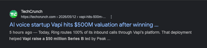 HinduHops's tweet photo. @Vapi_ai announcing your Series B during a major outage is one way to aura farm bro https://t.co/3bEGjuSFUG