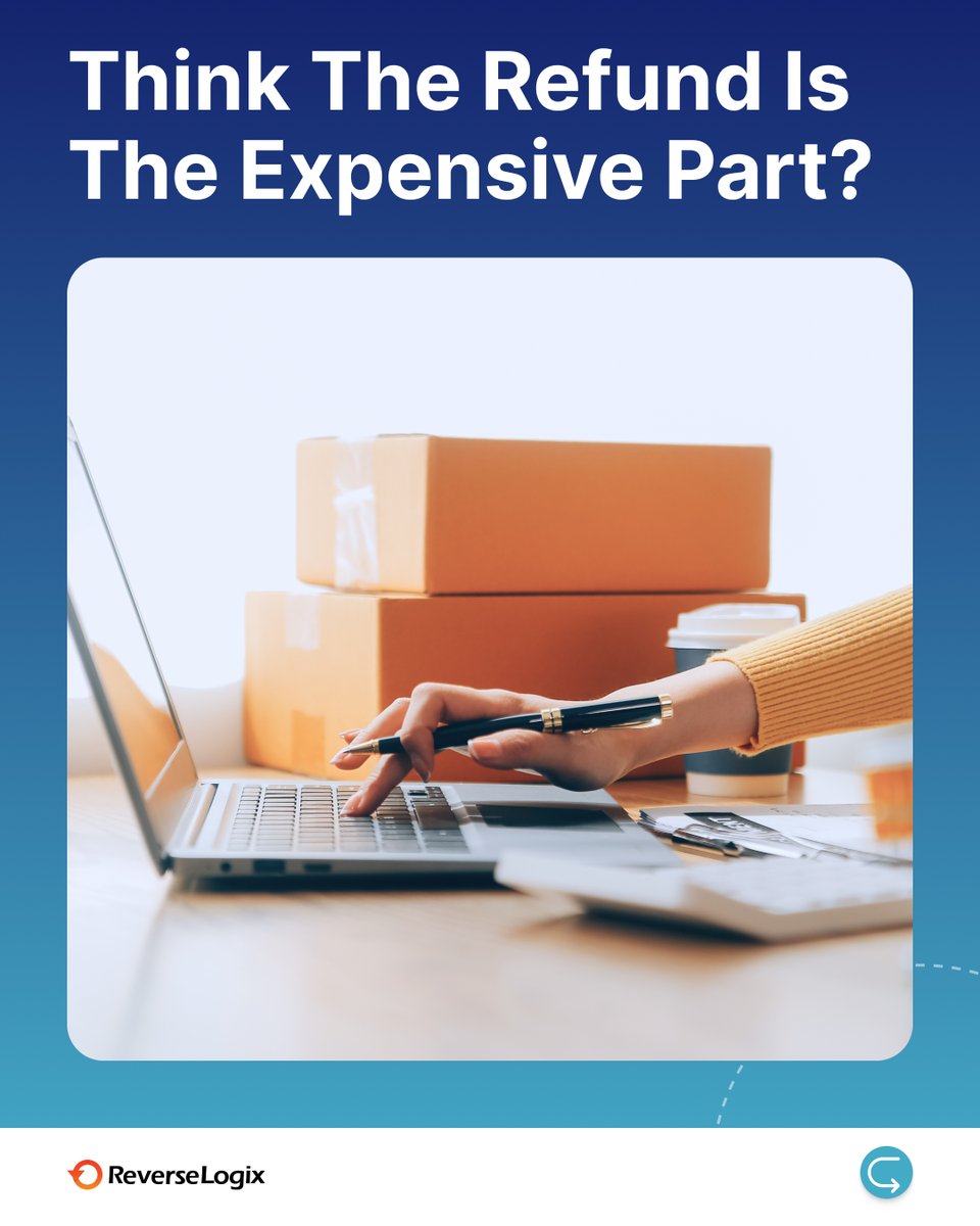 reverselogix's tweet photo. When a customer sends something back, the refund is the one cost everyone sees. 

it's also the one that matters least to your margin! 

We break down what to look for in a reverse logistics solution that manages this full lifecycle in this article. https://t.co/P4XE1yPQyK https://t.co/hMc3TydwuR