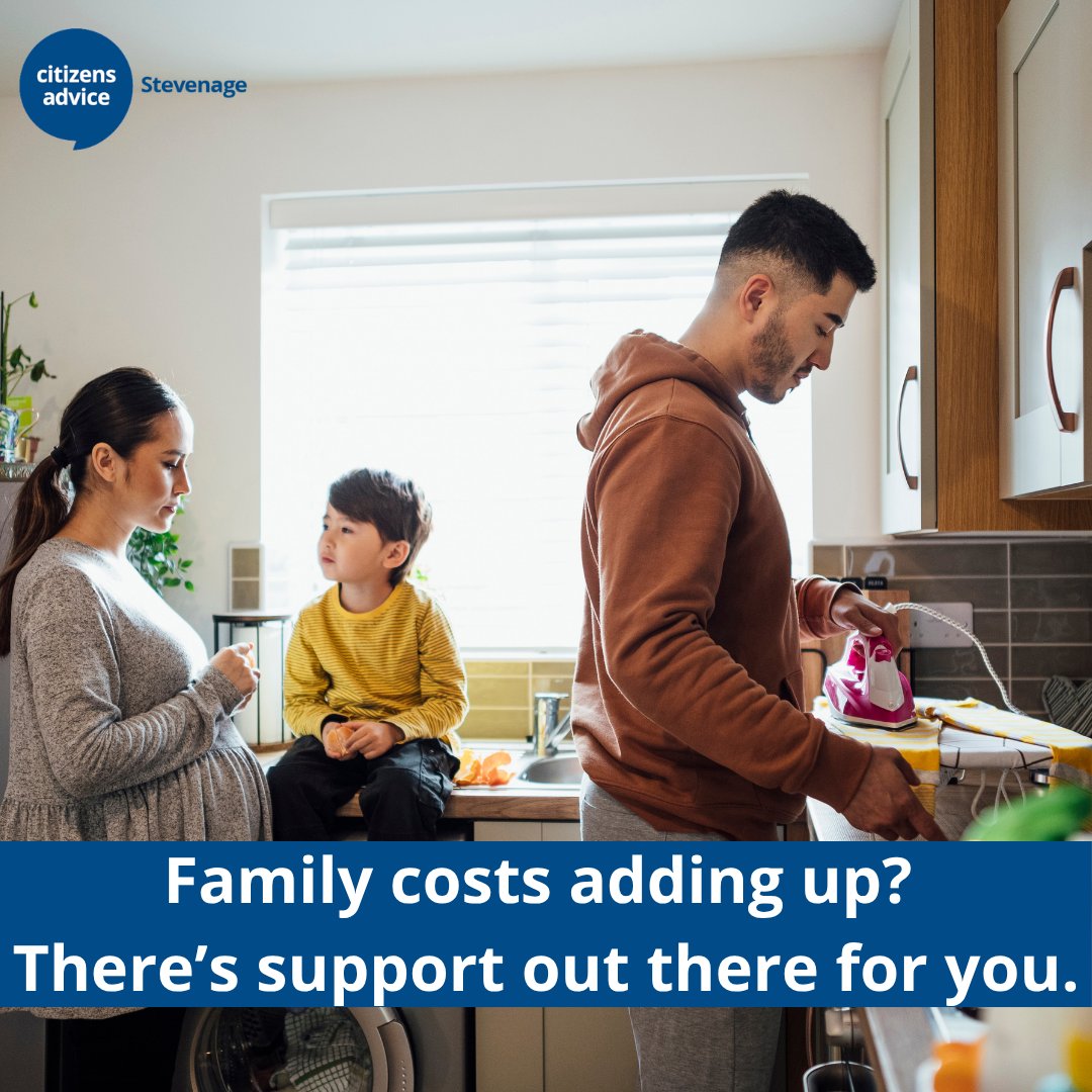 StevenageCAB's tweet photo. Family costs rising? Get support.
 
📞 0800 144 8848
🌐 https://t.co/2WZ9p7psO6 https://t.co/akg54rpx0x