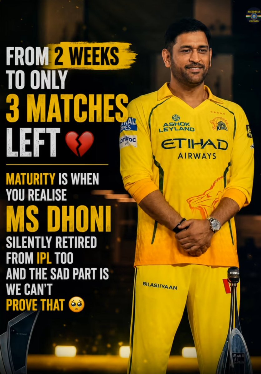 mani28__'s tweet photo. It seems like we are losing #Mahi day by day 😢💔 https://t.co/xFsHVeWr0u