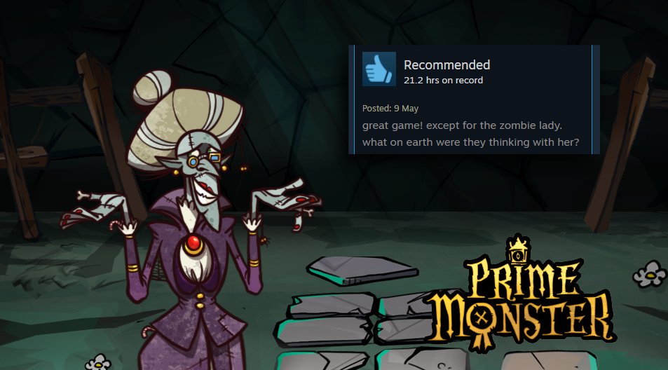Prime Monster (Out Now on Steam) tweet media