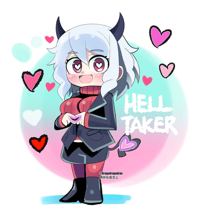 Helltakerより モデウス。( Modeus ) #ヘルテイカー #Helltaker #Helltakerfanart