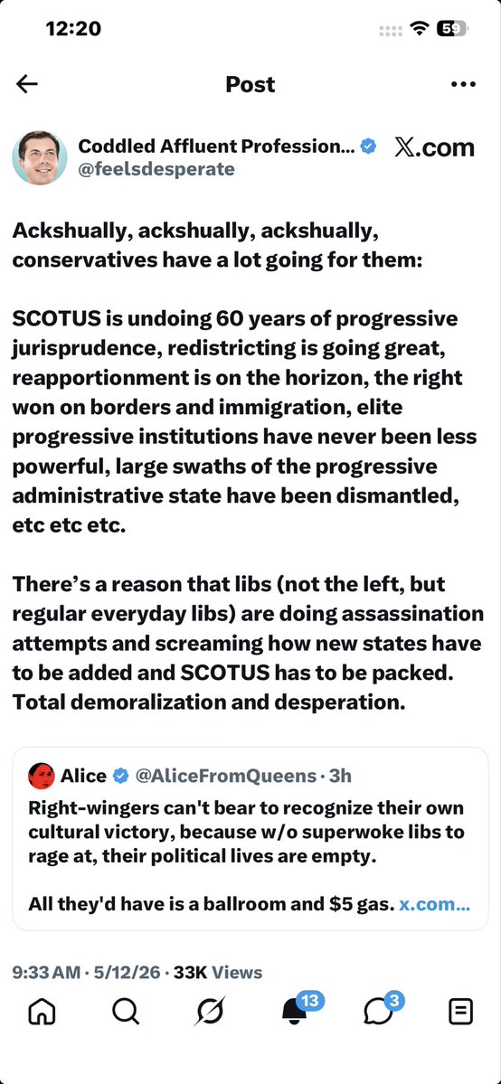 Alice tweet media