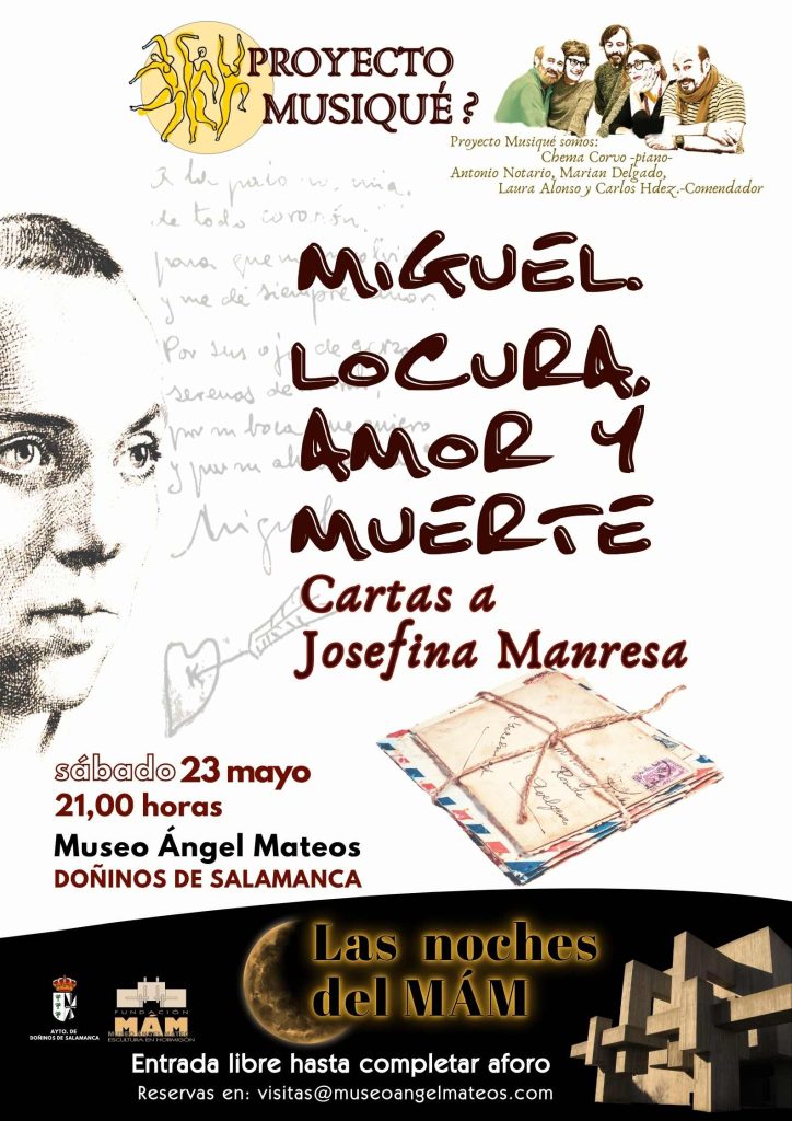 RadioUSAL's tweet photo. No se nos olvida Miguel. El 23 en el @MuseoAngel 
https://t.co/GpRBzivXp3 https://t.co/J47Rwj9G9J