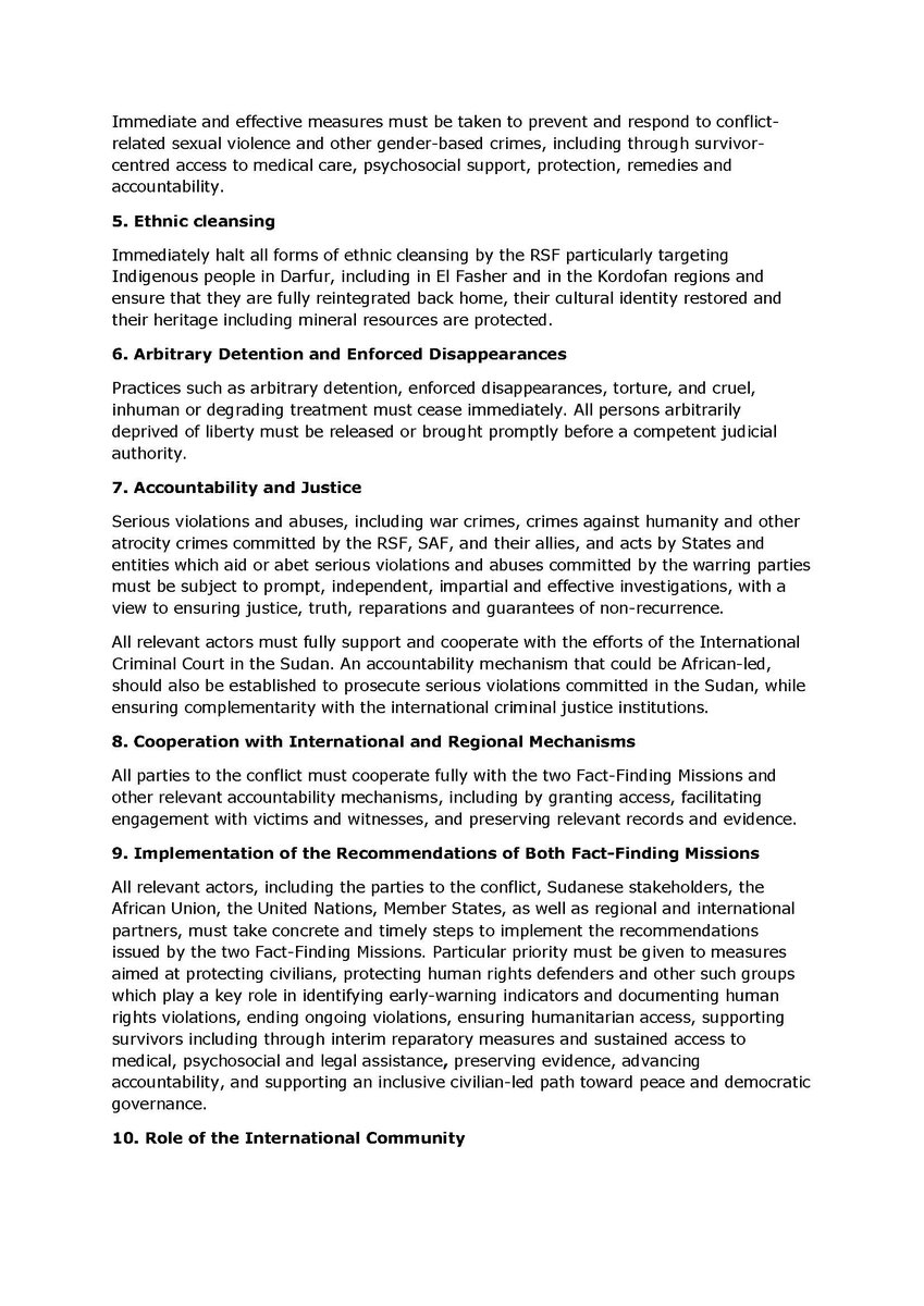 uninvhrc's tweet photo. #SUDAN | "No durable solution can be achieved through military means alone," the @UN &amp; @achpr_cadhp Fact-Finding Missions said in a joint statement today.

Learn more ➡️ https://t.co/6iFl4EUPyd https://t.co/g2FZYYQl54