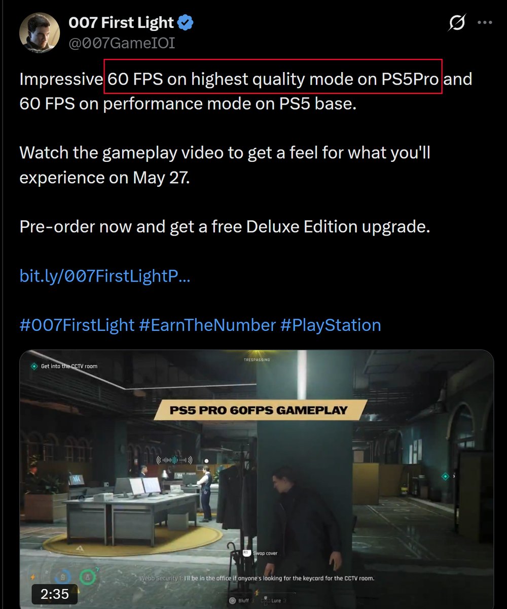 James tweet media