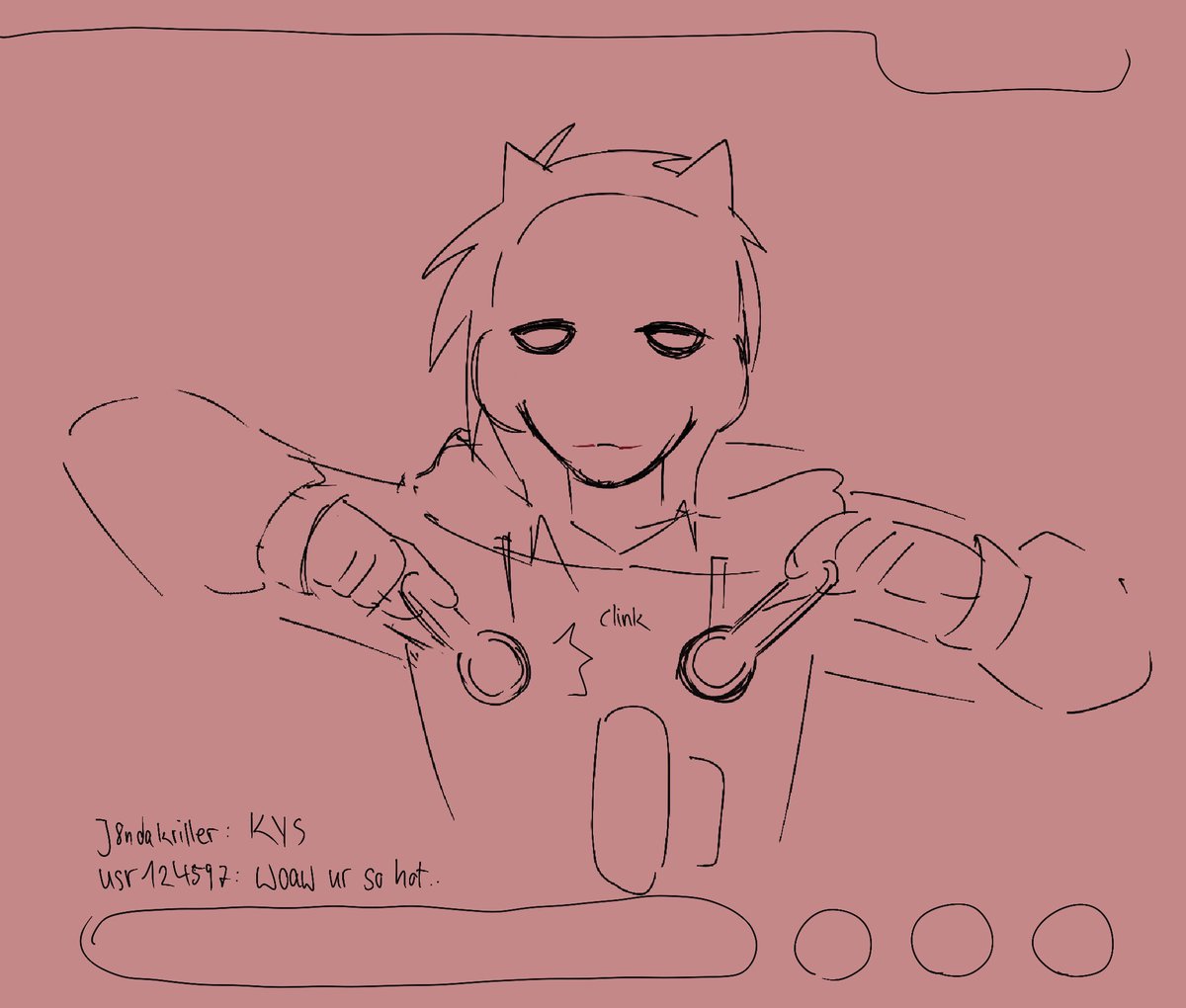 useris0nline's tweet photo. Jeff‘s a part time TikTok live asmrtist 

#JefftheKiller #creepypastafanart https://t.co/sCreHvQTQg