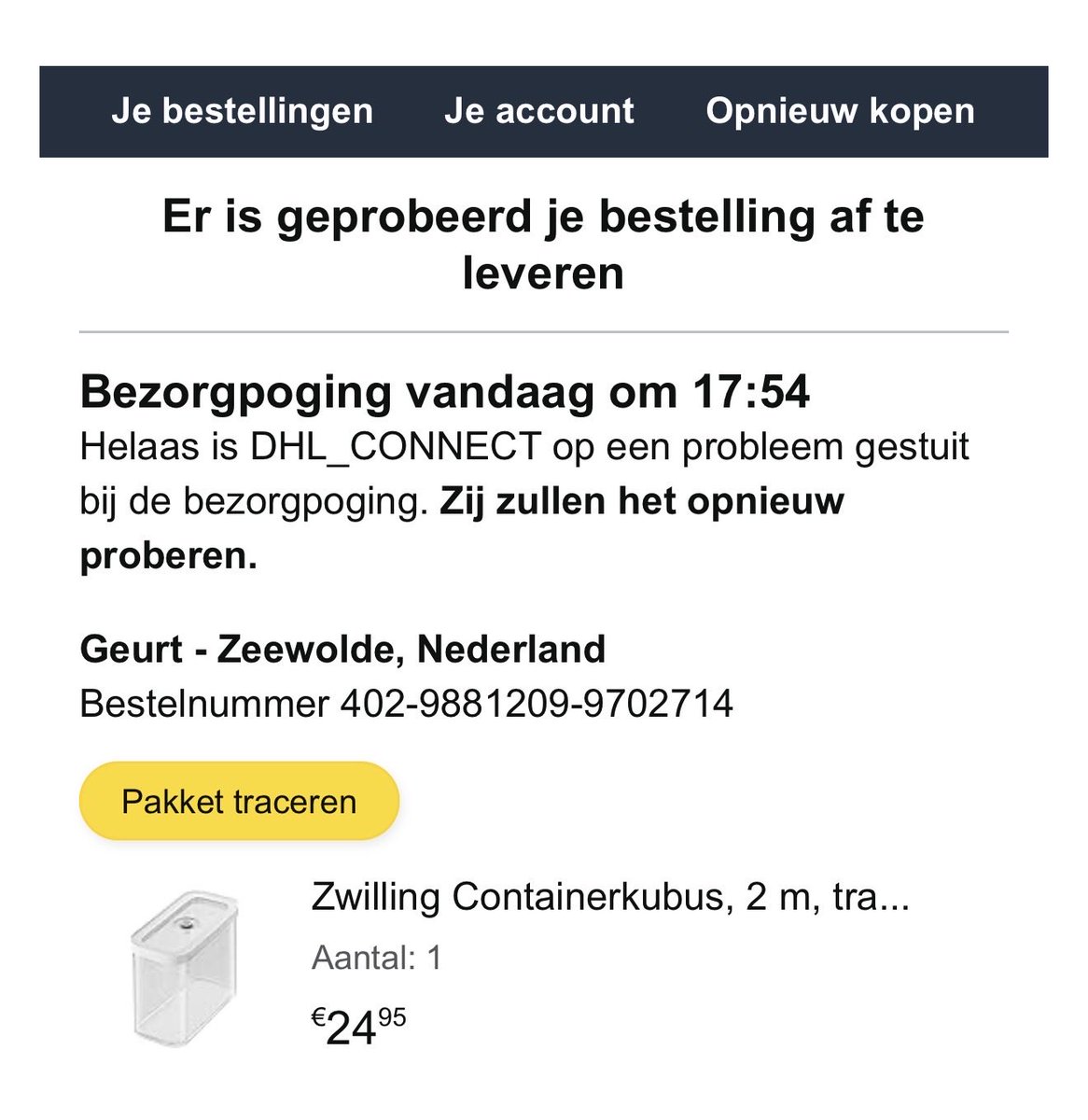 GeurtKets's tweet photo. Wat een kut bedrijf is dat @DIHLNL zeg. Dat gebeurt iedere keer. Kut bezorgers. Gewoon geen zin om ff naar het buitengebied te rijden. Meest waardeloze pakket bedrijf van Nederland!! https://t.co/xmKOVau5ak