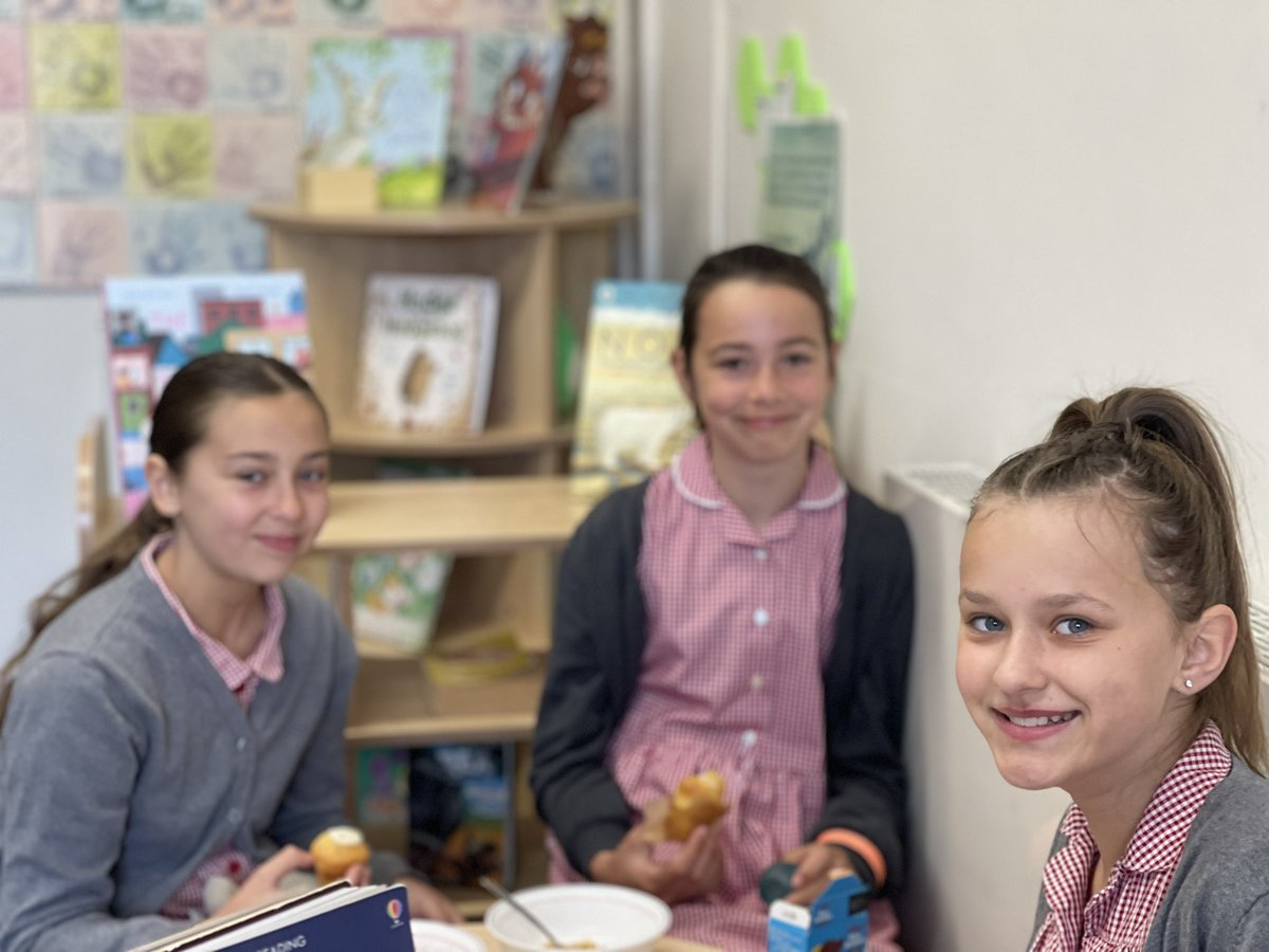 FinchingfieldSt's tweet photo. Day 2 of Year 6 SATs! 📚✨Today was the Reading paper and we could not be more proud of the positive attitude the children have shown. A huge thank you to Mrs Russell for another fantastic breakfast this morning, the continental spread was a wonderful start to the day! 🥐🍓 https://t.co/FBFSchsERG