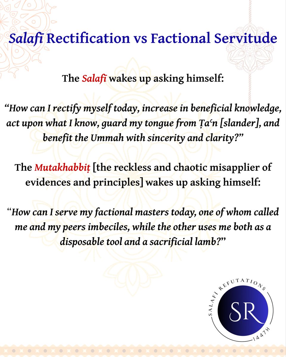 Salafī Refutations tweet media