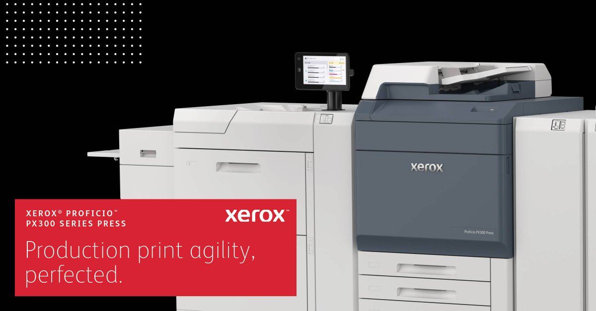 DocConsulting's tweet photo. Join us for a livestream demo of the new Xerox Proficio PX300 Production Press on May 25th at 11:00am PDT. Click link to register. https://t.co/lXuJXu7vPM https://t.co/S1hsTU3mth