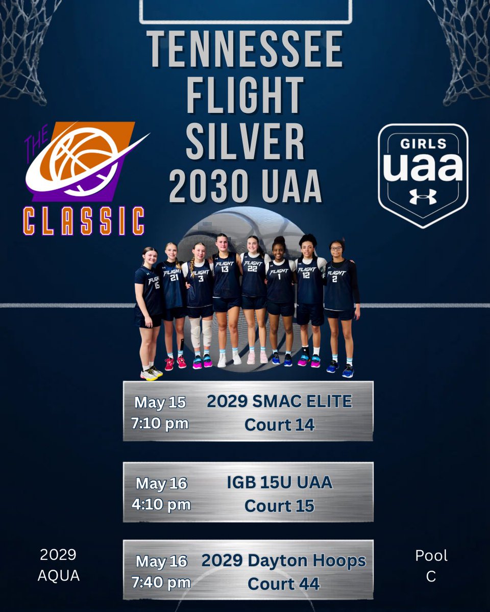 TheRutt13's tweet photo. Come checkout these talented young ladies do what they love and do it at an elite level 🛫🏀💙🩶 https://t.co/w6vBCm9bcq