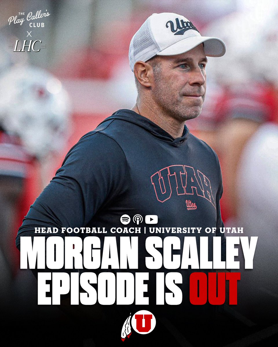thelefthashcall's tweet photo. LHC 058 with Utah Head Football Coach Morgan Scalley is OUT!!

Watch NOW: https://t.co/neM04xbgb7

@Utah_Football | @RSNBUtes | @CoachDanCasey | @PlayCallersClub https://t.co/4HtWVuOXG0