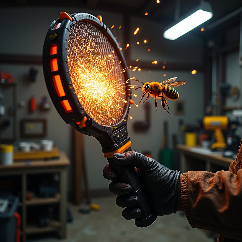 TheFlySwatter's tweet photo. Mosquito season hitting hard? Try our 3,000 volt bug zapper. #BugControl #PestControl #OutdoorSafety #Summer https://t.co/nrgwhfnUhj