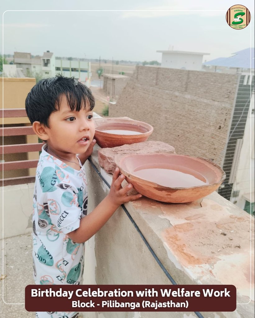 GreenSwelfares's tweet photo. Volunteers celebrated their own and family members’ birthdays in a truly unique and compassionate way! 🎂 
A mother celebrated her son’s birthday by arranging water and feed for stray animals and birds, while a volunteer from Pehowa marked his special day by planting saplings 🌱. Celebrations that inspire humanity and care for nature! 

#BirthdayWithPurpose #ServeNature #TreePlantation